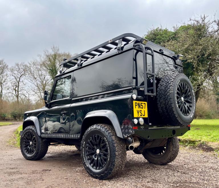 2007 Land Rover Defender 90 2.4 TDCi Puma Black Hard Top 6 Seats RECARO Twisted