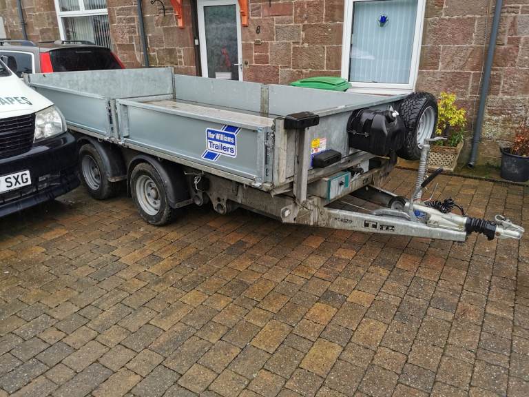 Ifor Williams TT3621 tipping trailer, 12' x 6'6" vgc 3500kg