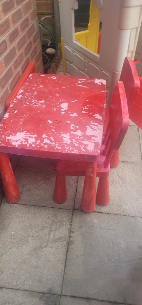 Ikea children's table & chairs