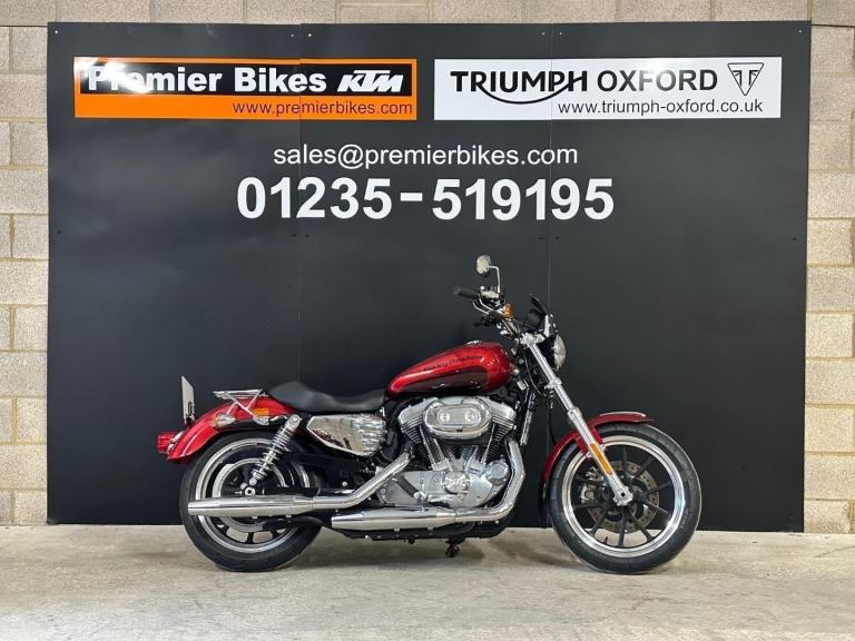 STUNNING LOW MILEAGE 2018/18 HARLEY-DAVIDSON XL 883 L SUPERLOW MOTORCYCLE 