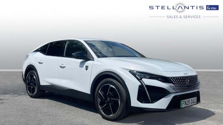 2025 Peugeot 408 58kWh GT Fastback 5dr Electric Auto (210 ps) Hatchback Electric Automatic