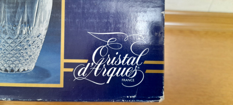 Vase - crystal cut glass