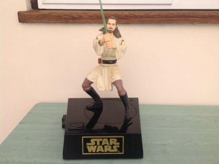 Star Wars Qui Gom Jinn talking electronic figure