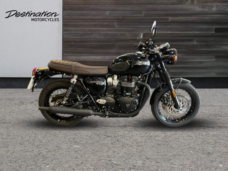 2024 Triumph Bonneville T120 BLACK STANDARD COLOUR Petrol black 6 Speed