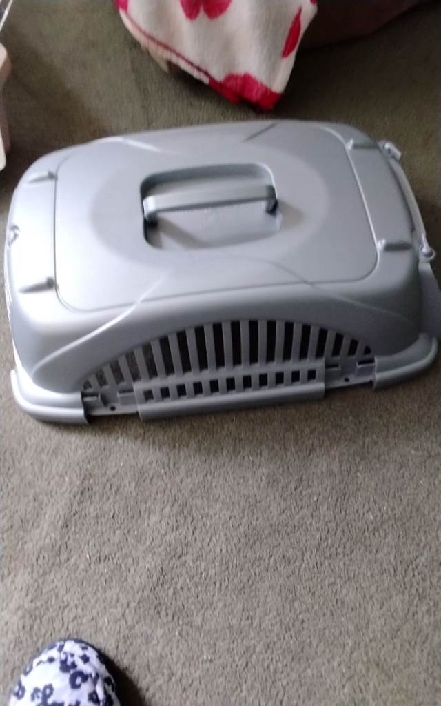 Cat carrier tops, bottoms lost.