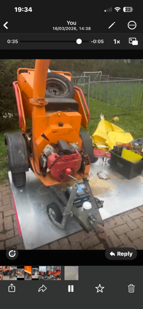 Timberwolf wood Chipper tw125 shredder not tipper