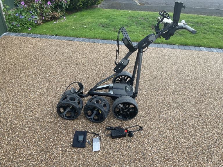 Powacaddy FW5 Golf Trolley with Accessories 