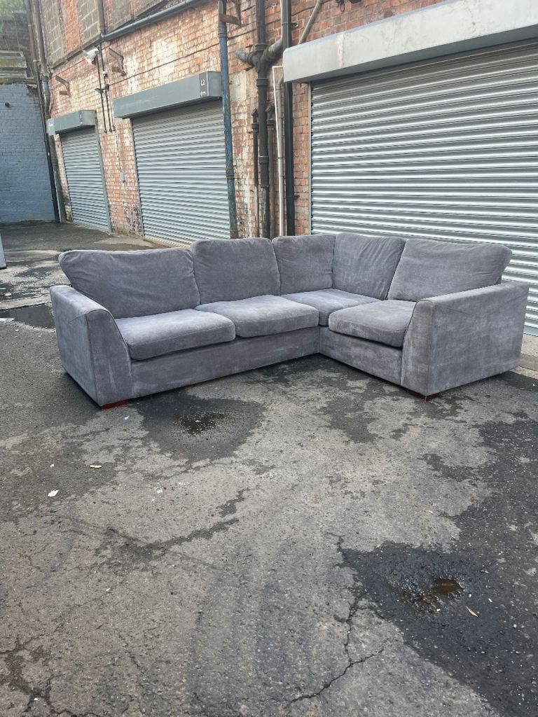 Dfs grey corner sofa (delivery available)