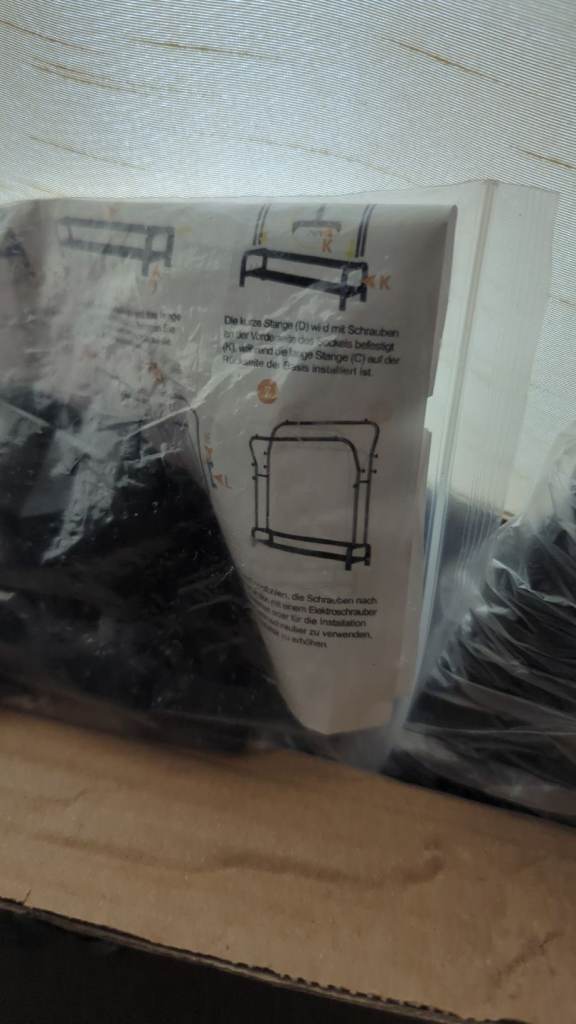 Double clothes rail