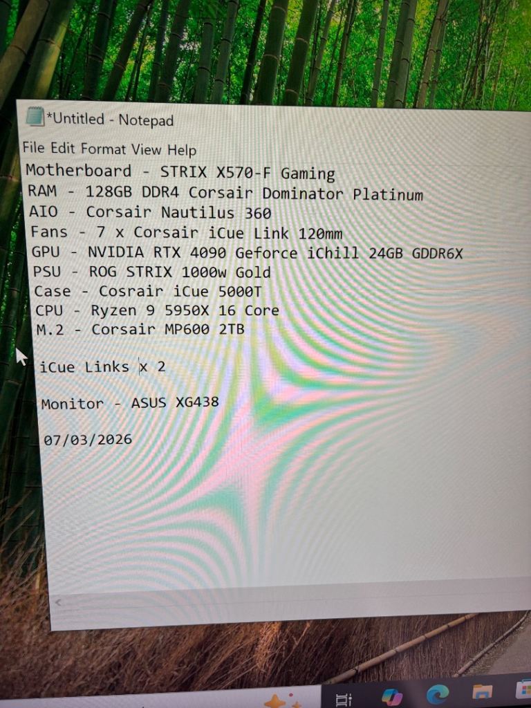 Gaming PC with RTX 4090 GPU