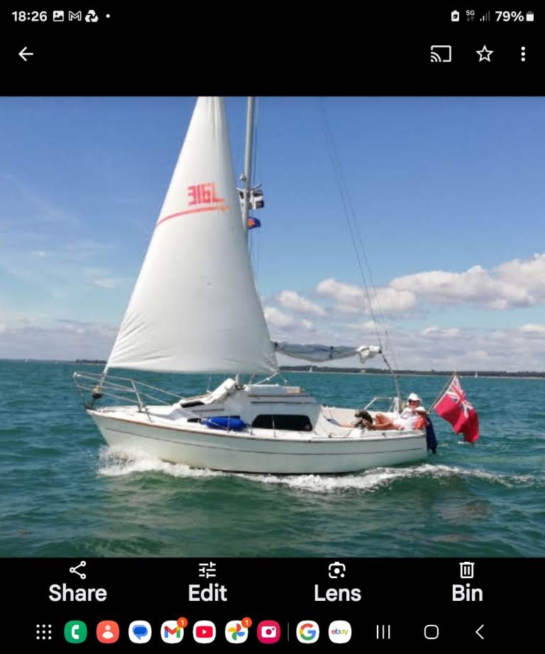 LEISURE 20 YACHT■Excellent■ BARGAIN ■ FREE MARINA BERTH !! ■Yamaha 9.9. Ready to sail !