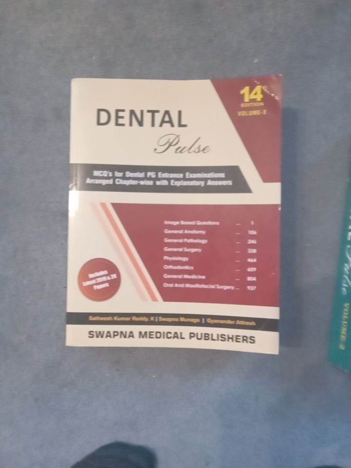Dental Pulse Study Books Vol 1, 2 and 3