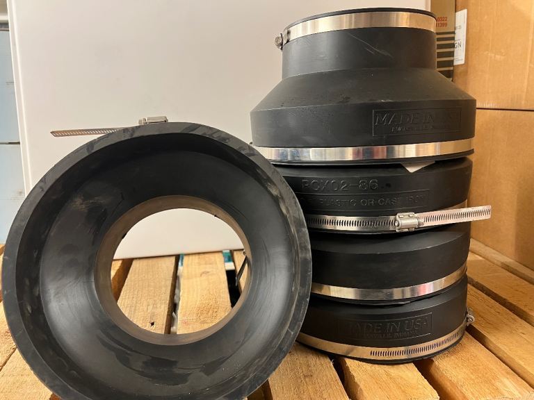 Underground drainage flexible clay to plastic 