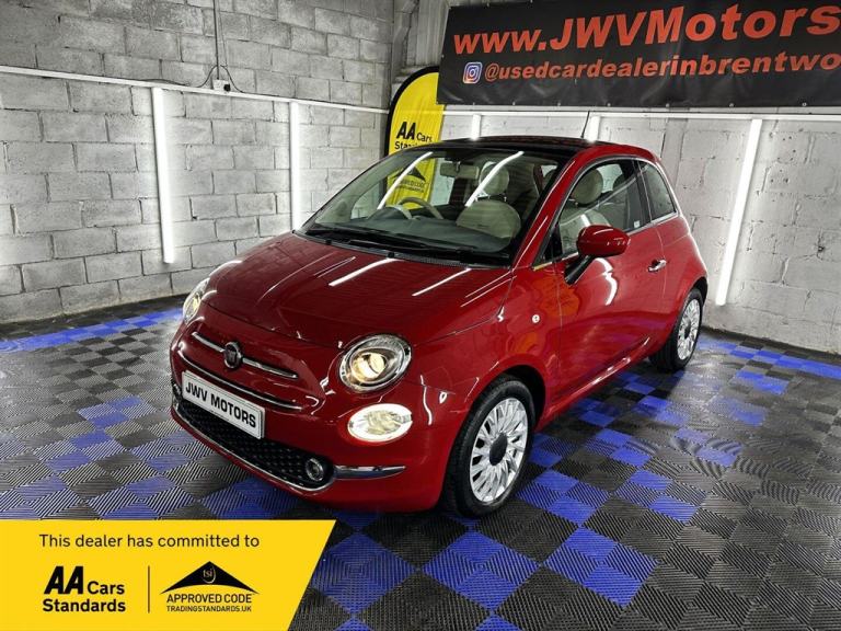 2016 Fiat 500 1.2 Lounge Euro 6 (s/s) 3dr Hatchback Petrol Manual