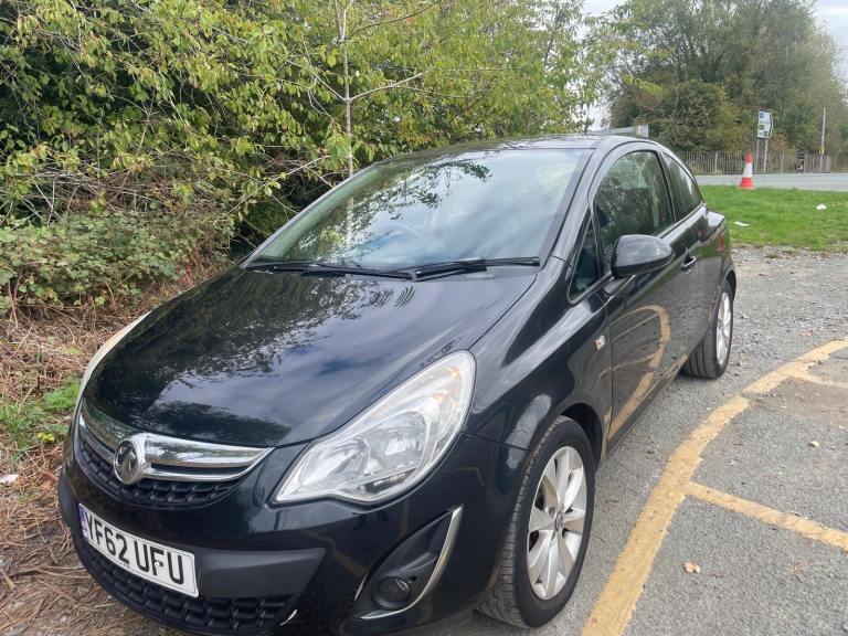 VAUXHALL CORSA 1.2 VVT ACTIVE 62 REG BLACK 3 DOOR MOT FEBRUARY 18TH 2026 SERVICE HISTORY 50+MPG