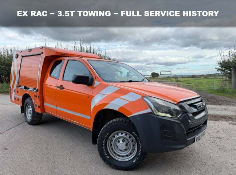 2019 69 ISUZU D-MAX 1.9 TD UTILITY PICKUP EXTENDED CAB 2DR DIESEL MANUAL 4WD EUR
