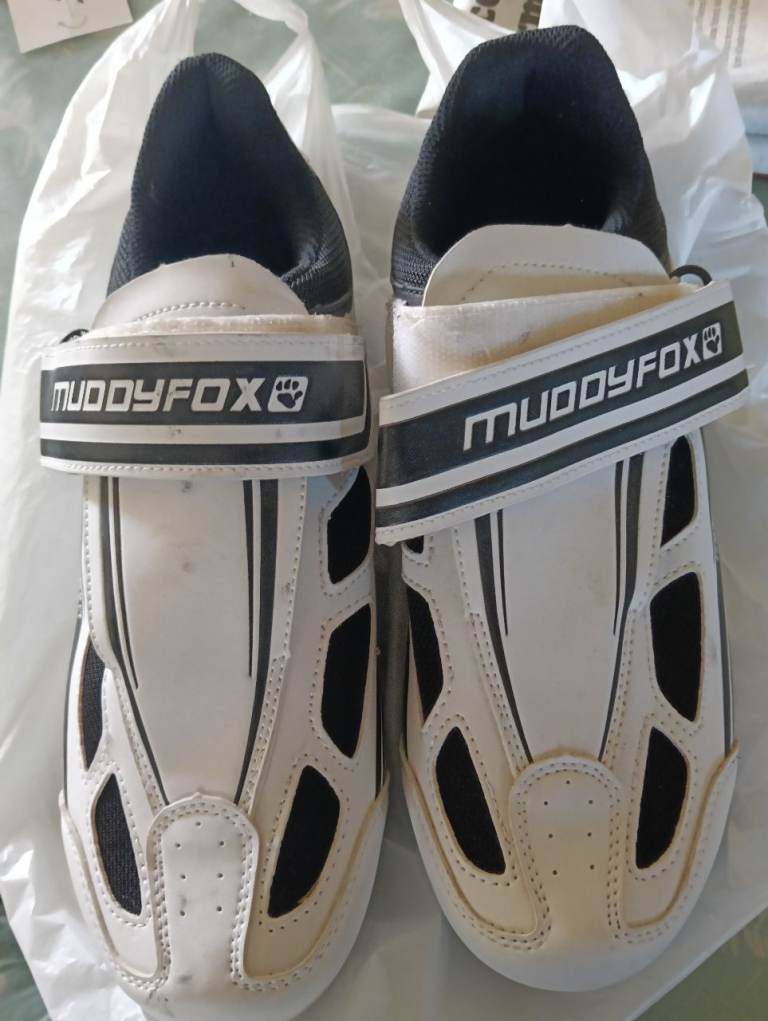 Brand new cycling shoes.