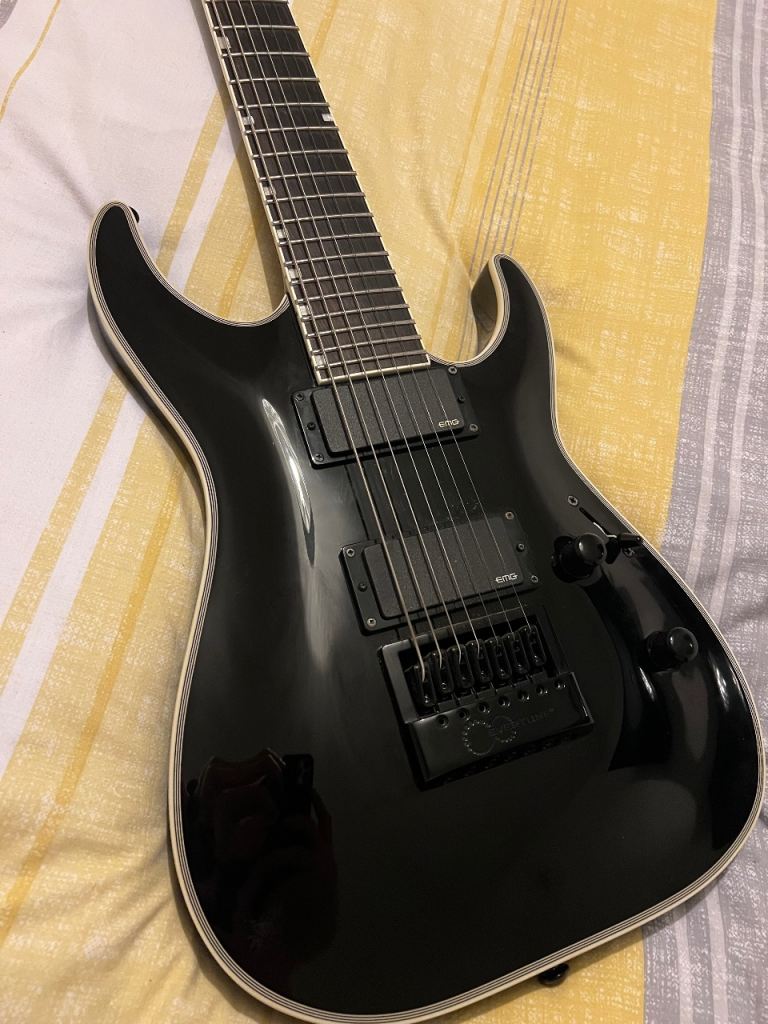 ESP LTD MH-1007 Evertune Deluxe 7 String Electric Guitar - EMG Pickups