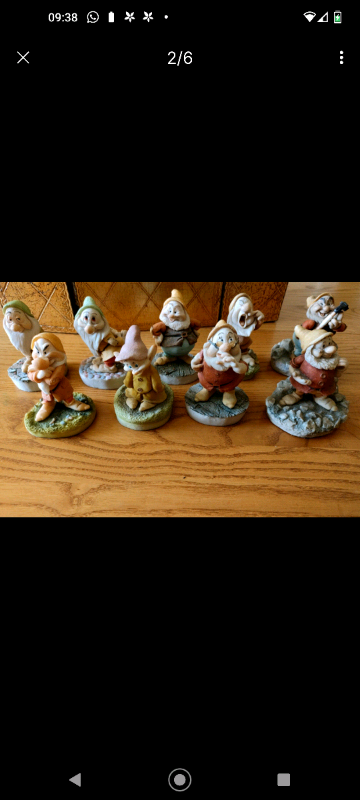Seven dwarf Arden collectable figures