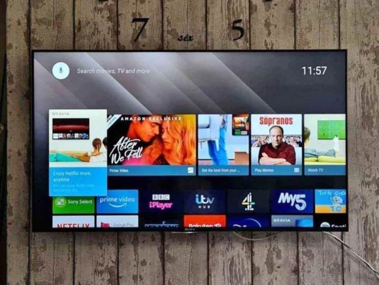 43"SONY BRAVIA ANDRIOD 4K SMART WIFI LED TV 120£