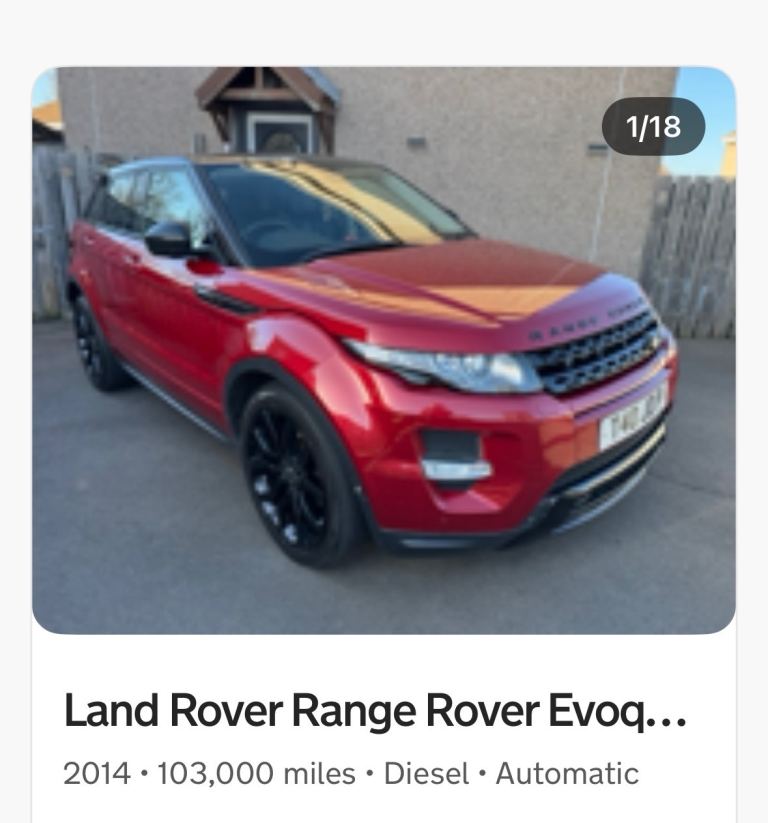 Range Rover Evoque Dynamic SD4 Automatic