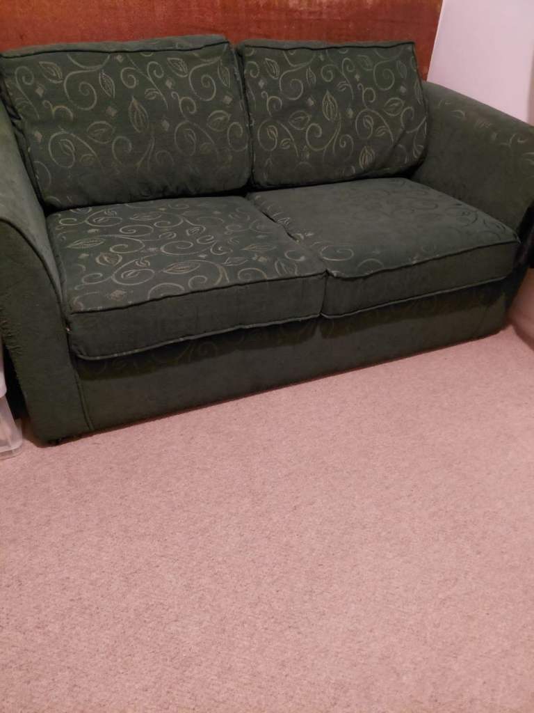 Sofa bed in fabric