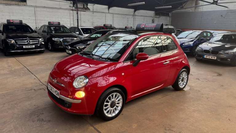2013 Fiat 500 1.2 Lounge 2dr Dualogic [Start Stop] CONVERTIBLE PETROL Automatic