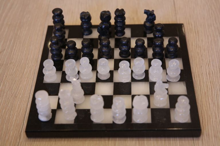 Decorative Glass Chess Board