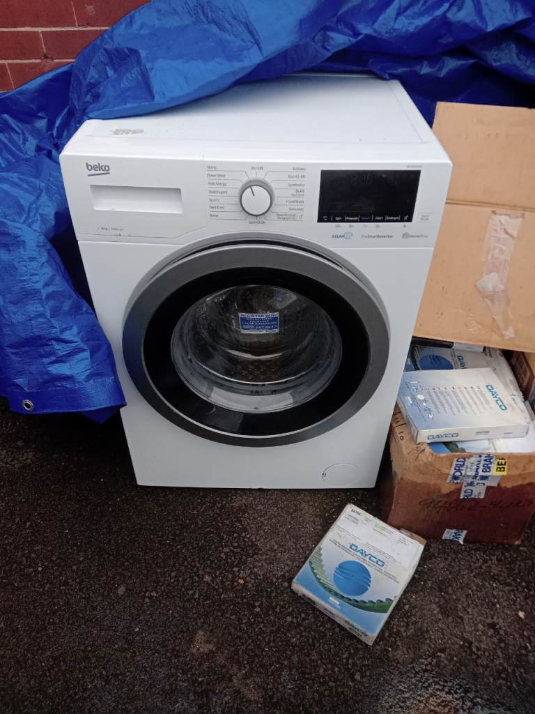 Beko 8kg 1400rpm Washing Machine – Good Working Order