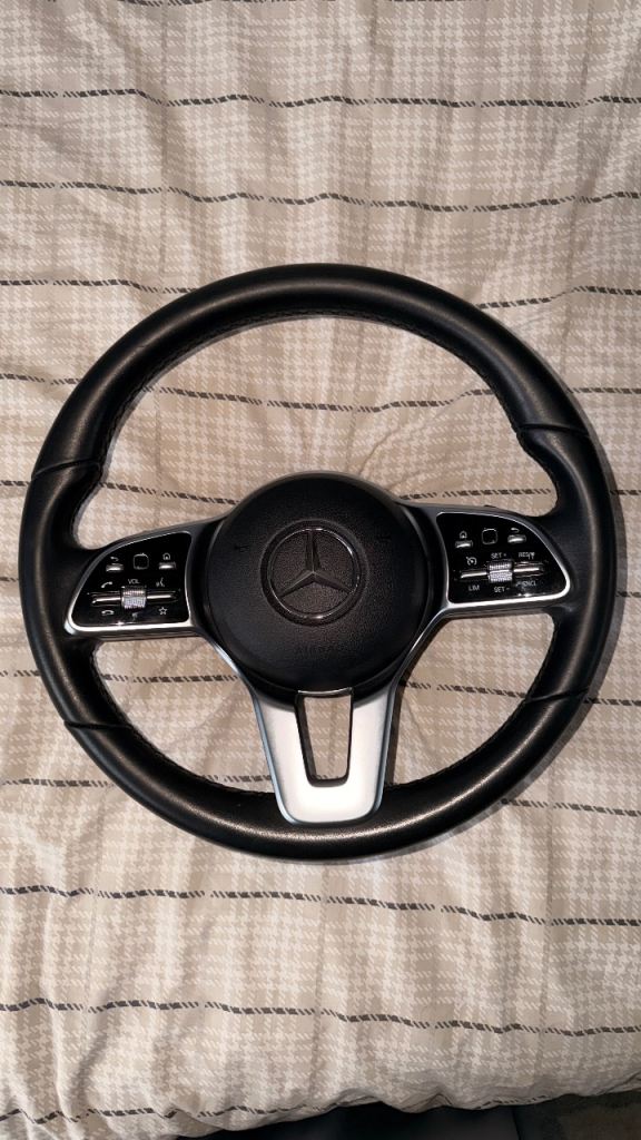 Mercedes W205 Facelift Genuine OEM Steering Wheel With Airbag