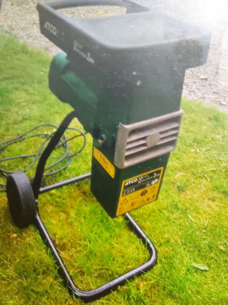ATCO Quiet 2000 Electric Mulcher / Shredder, Ideal For Garden Tasks, Easy To Use.