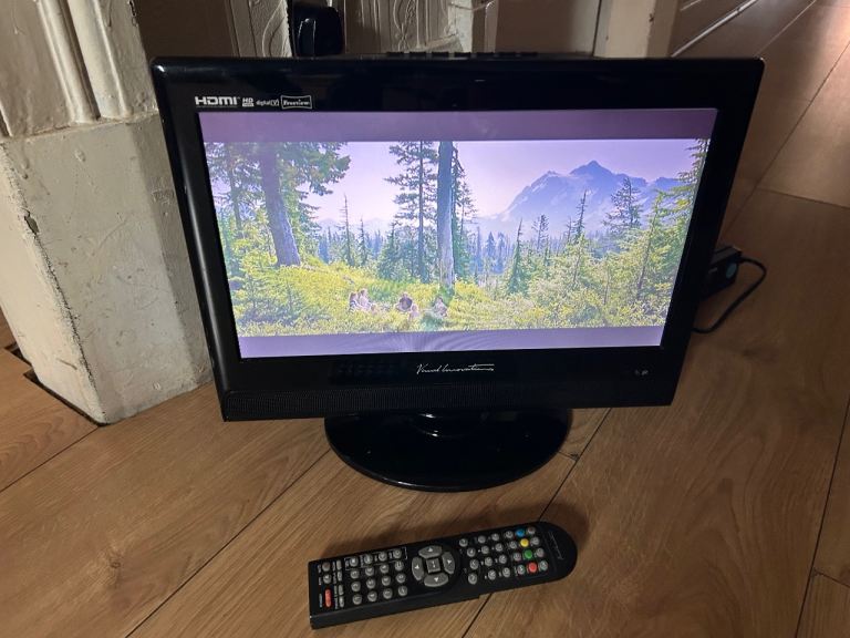 16 inch 12 volt LCD tv with dvd player , hdmi  , freeview  , remote - 12v