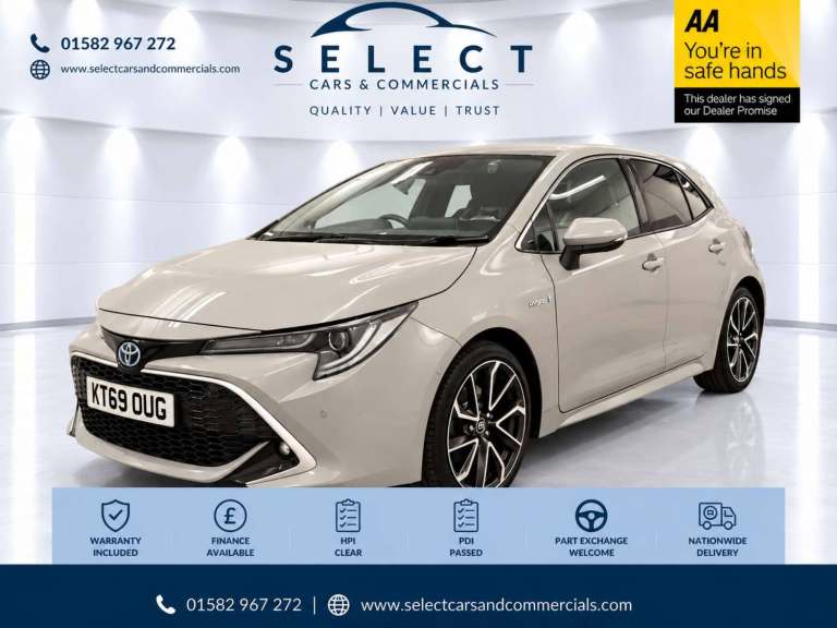 2020 Toyota Corolla 2.0 VVT-i Hybrid Excel 5dr CVT HATCHBACK PETROL/ELECTRIC Automatic