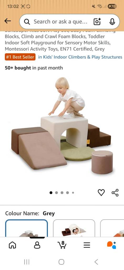 Soft kids climbing toy