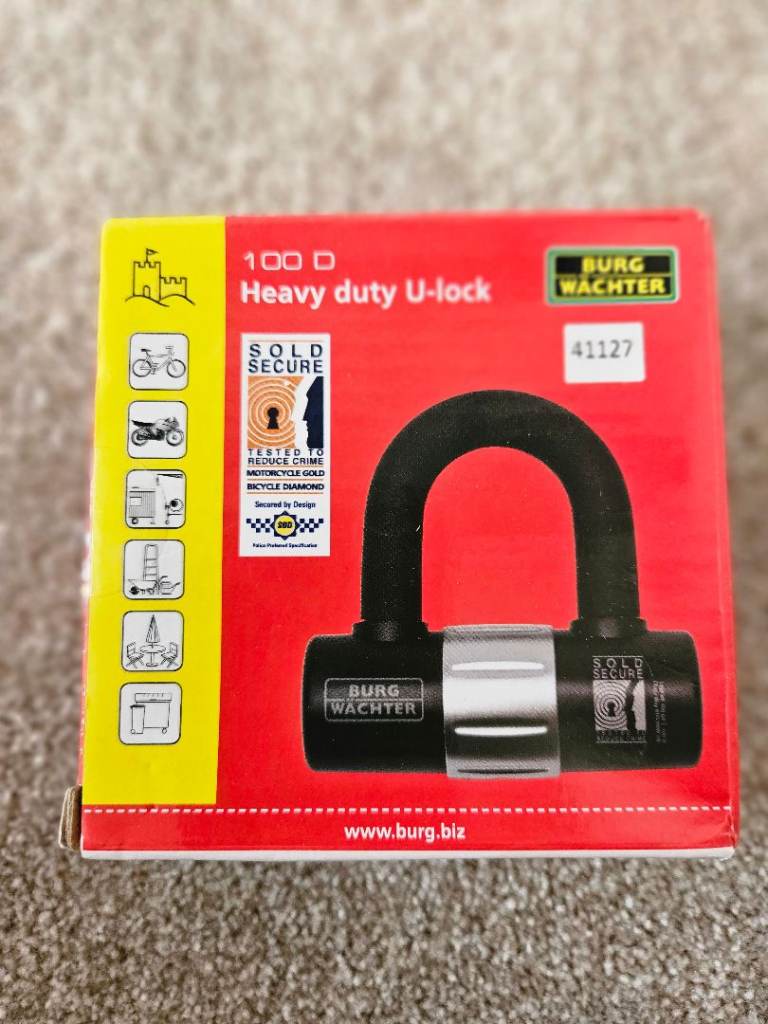 New U-lock Burg Wächter 100 D (Heavy Duty)