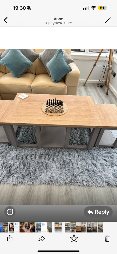 Next Malvern range coffee table 