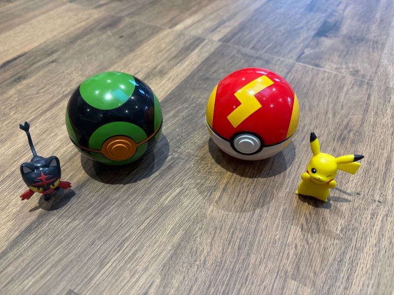 Pokémon and ball toys