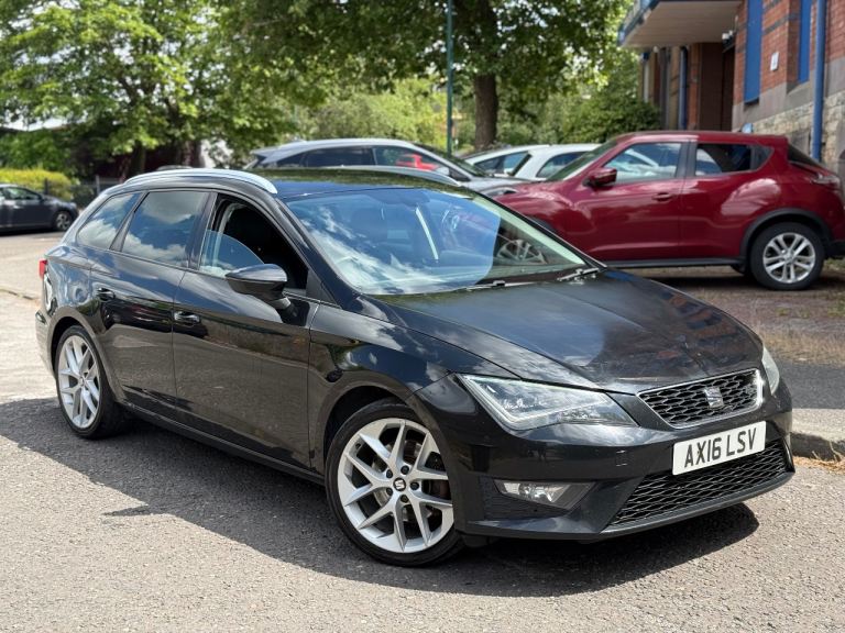2016 Seat Leon FR 1.8 TSI DSG 5dr Estate Black Automatic - MOT September 27!