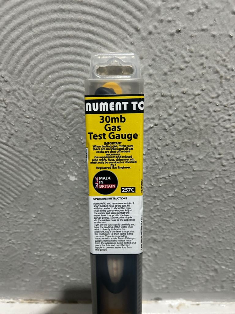 monument 30 mb gas test gauge 