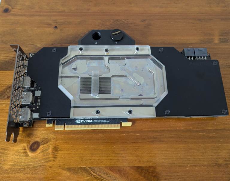  NVIDIA GeForce GTX 1080 Ti Founders Edition with Phanteks Glacier Waterblock