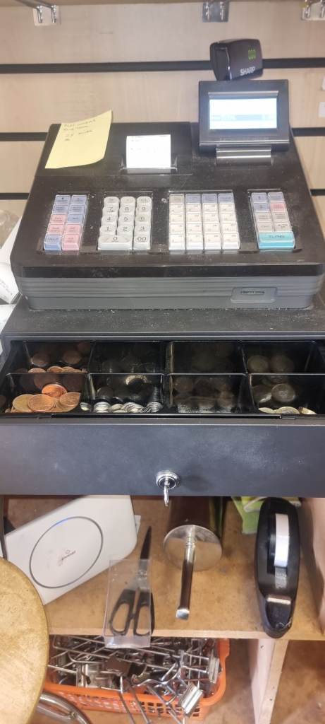 Sharp cash register