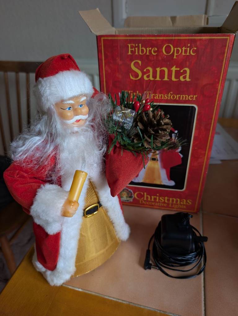 Fibre optic santa 