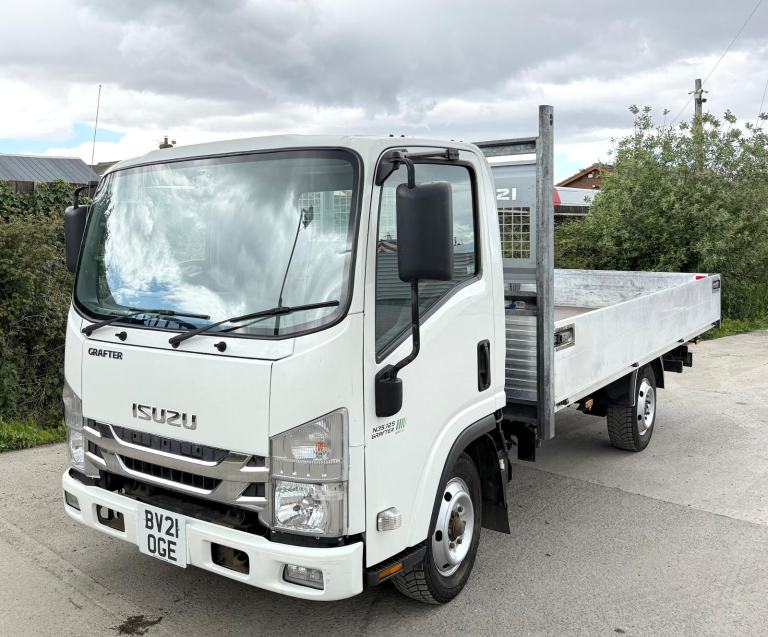 2021 ISUZU GRAFTER N35.125 ALLOY DROPSIDE BODY 3 SEAT CAB 3.5 TON EURO U-LEZ