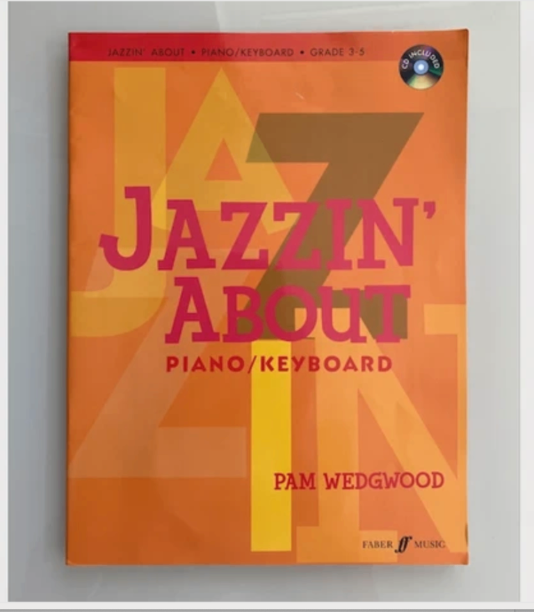 Jazzin' About Piano/Keyboard Sheet Music by Pam Wedgwood with CD