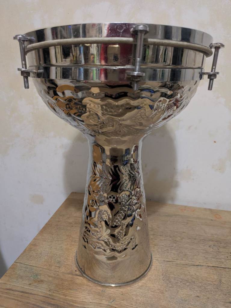 Beautiful embossed metal Arabic doonbeck