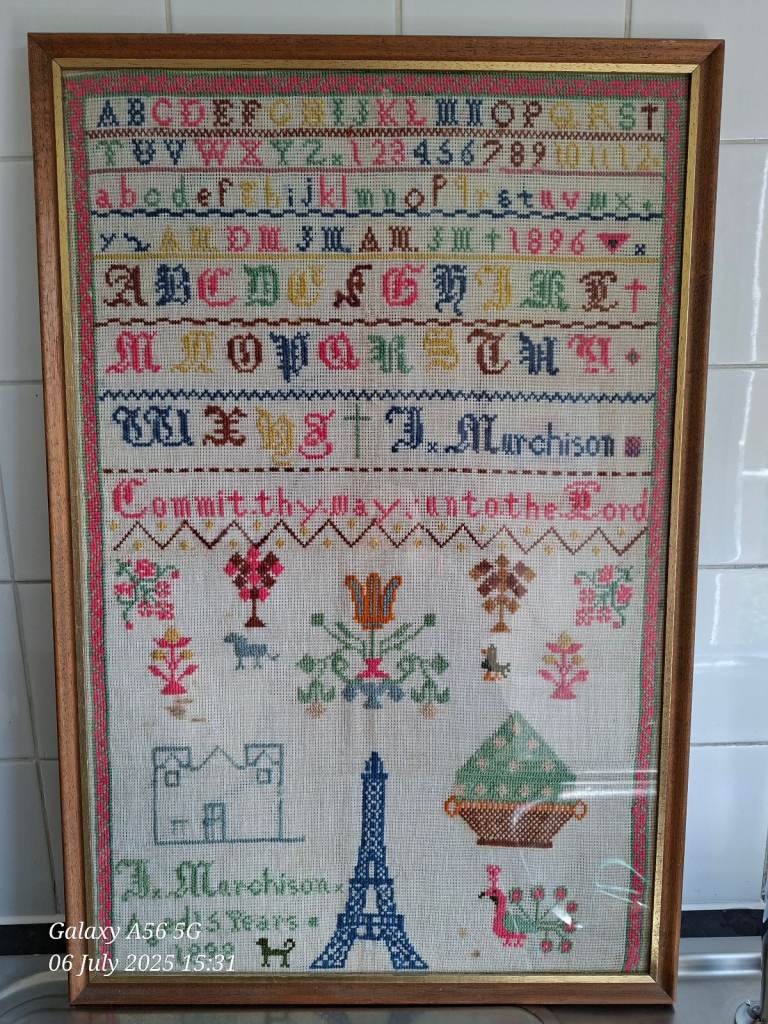 Sampler by Jessie Murchison - Location Aberdeen 