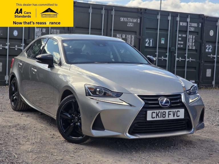 2018 Lexus IS 2.5 300h Sport Saloon 4dr Petrol Hybrid E-CVT Euro 6 (s/s) (223 ps) Saloon Hybrid A...