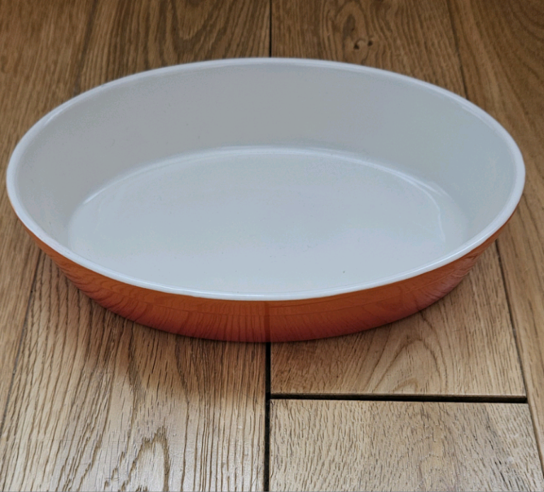 Sainsbury's Oval Roaster Orange Fade