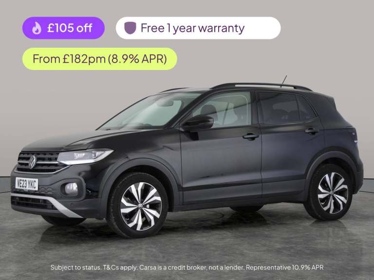 2023 Volkswagen T-Cross 1.0 TSI Black Edition SUV 5dr Petrol Manual Euro 6 (s/s) (110 ps) - PARK ...