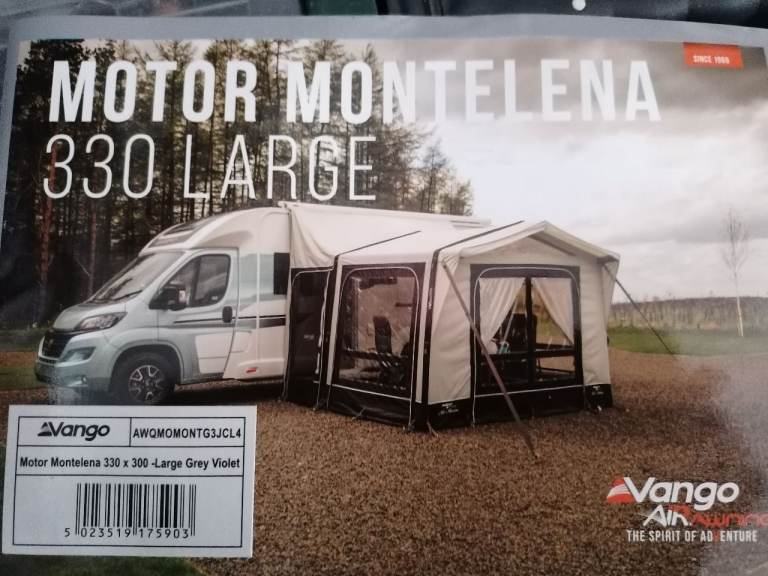 Montelena motorhome awning